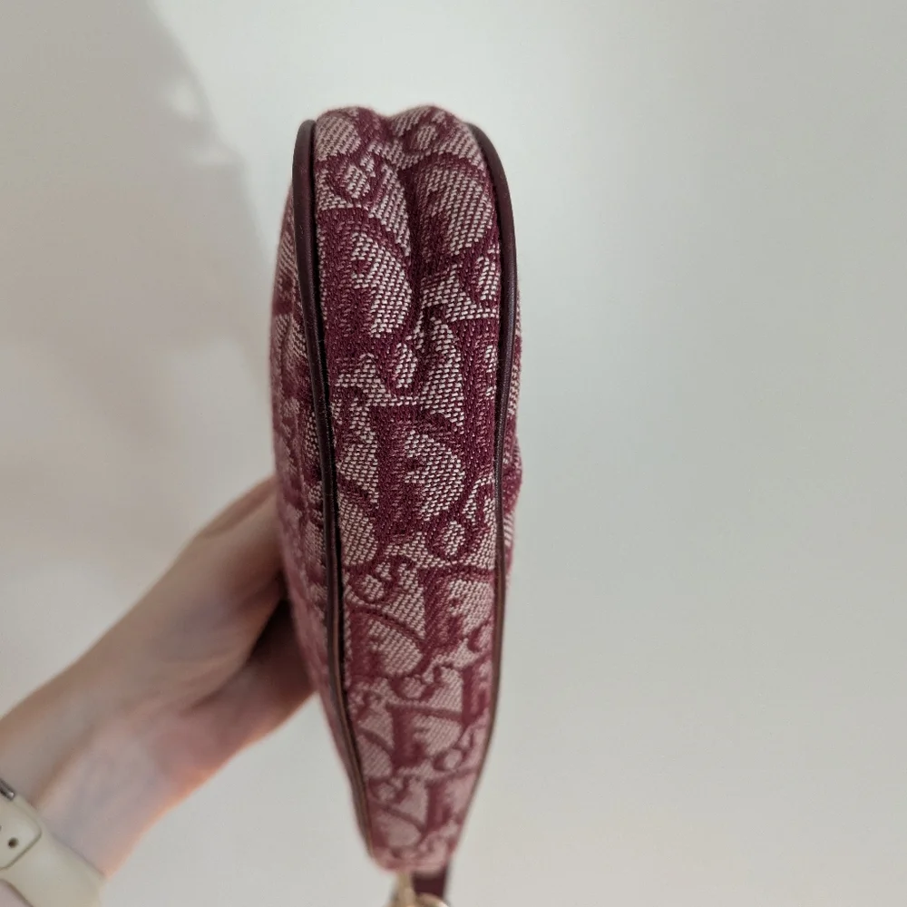 Dior trotter saddle bag - Merlot color - Picture 13 of 16